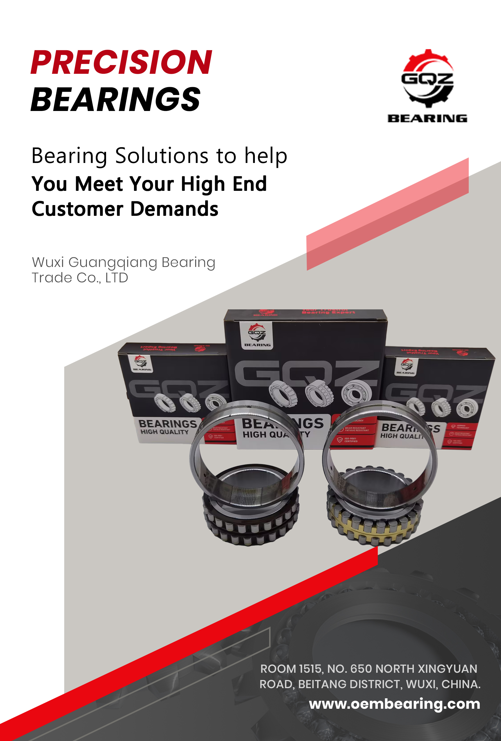 Bearing solutions to help you meet your high end customer demands